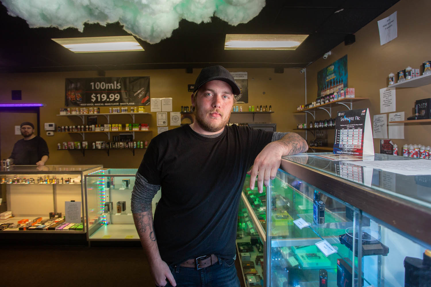 SMOKE OR FIRE: The Cloud Vapor owner Devin Rueschaw says untrue information is harming the vaping industry. He says vaping saved his life.